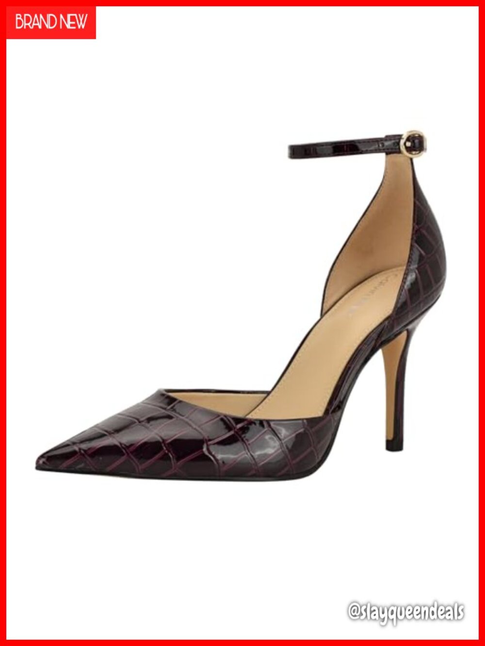 Calvin Klein Olettia Pointed Toe Stiletto Heel Pump for Evening